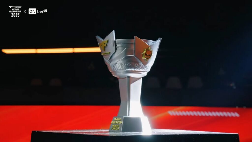 In Mô Hình 3D Cúp Vô Địch Crossfire Legends Vietnam Championship 2025