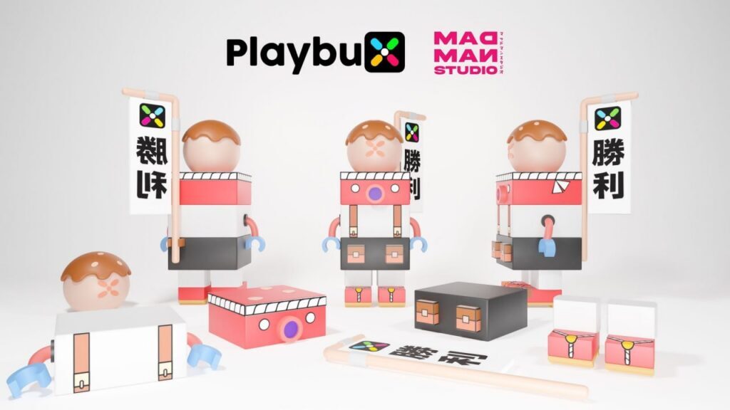 In Mô Hình 3D NFT Playbux Blindbox — Figure Resin Gắn Nam Châm & Chip NFC