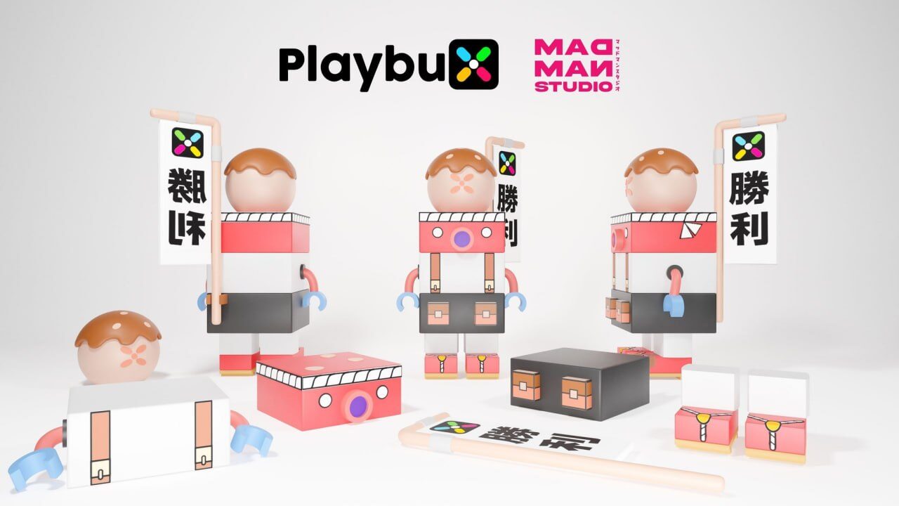 Blind Box Figure In 3D Resin Playbux NFT Blind box figure in 3D Resin thực tế — Playbux NFT nhân vật game