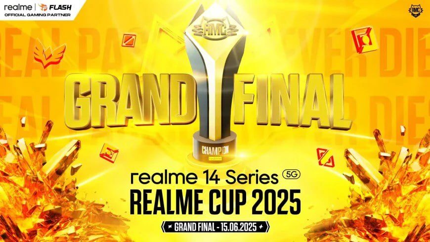 Cúp vô địch Realme Cup - Hoàn thiện Cúp vô địch Realme Cup hoàn thiện in 3D resin