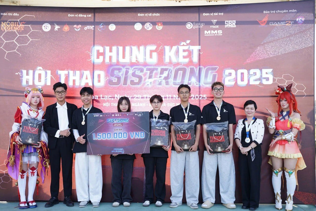 Huy Chương Esport Sistrong 2025 Bộ huy chương Vàng Bạc Đồng Sistrong 2025