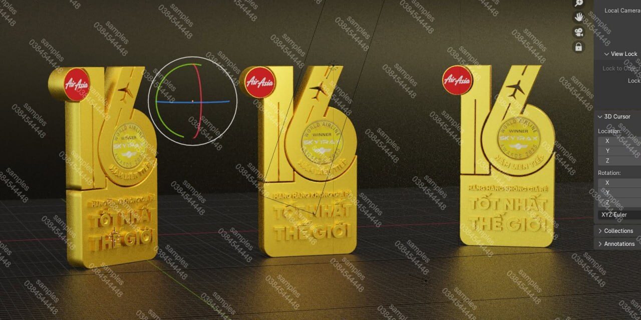 World Airline Awards Replica Tổng Thể World Airline Awards replica tổng thể
